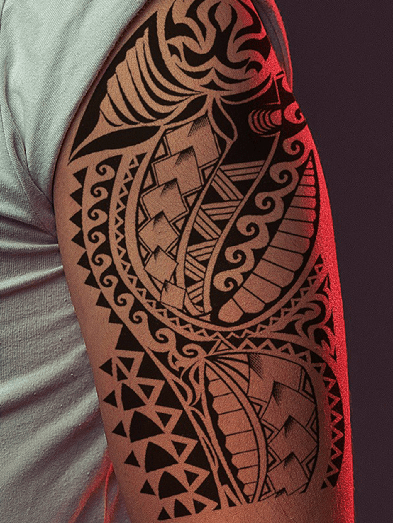 Tribal Men’s Temporary Tattoo Sticker